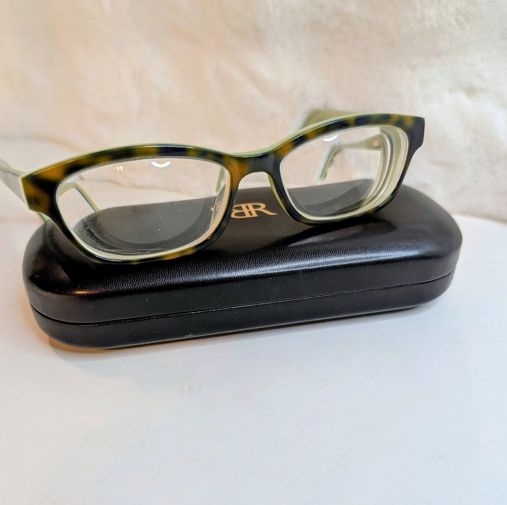 Banana Republic Green Tortoiseshell Cat-Eye Glasses